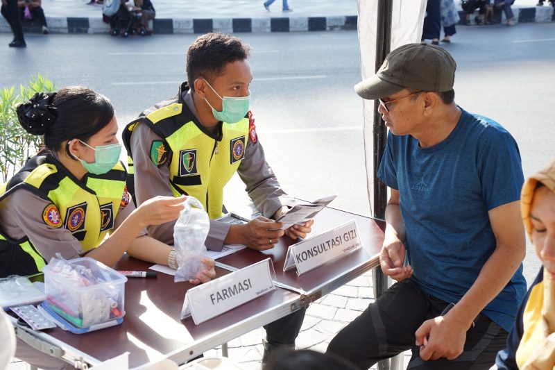 Polda Kalteng Ajak Masyarakat Memperhatikan Kesehatan