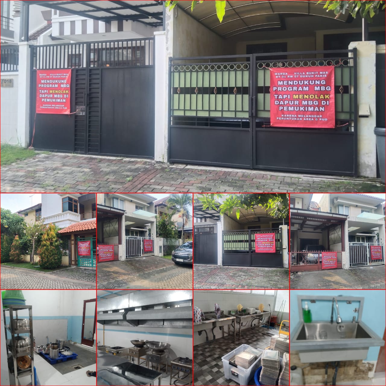 Diduga Persekongkolan Provokator Dengan Sejumlah Warga Hambat Operasional Dapur SPPG di Villa Bukit Mas Surabaya