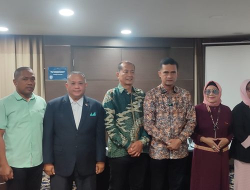 Ketua Umum Dr. Ali Yusran Gea, SH., MKn., MH, di dampingi Sekretaris Jenderal (Sekjen) Rafriandi Nasution, SE., MT., juga ketua harian Dr.H.Desmy indrajaya. Se, MM, MBA. beserta jajarannya