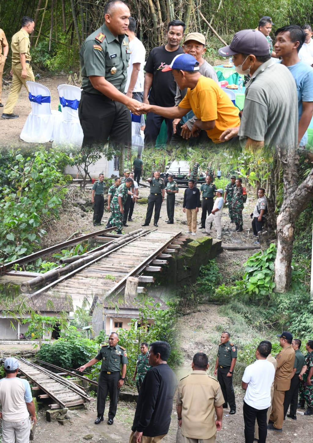 Danrem 081/Dsj Tinjau Rencana  Pembangunan Dua Jembatan Strategis di Ngawi