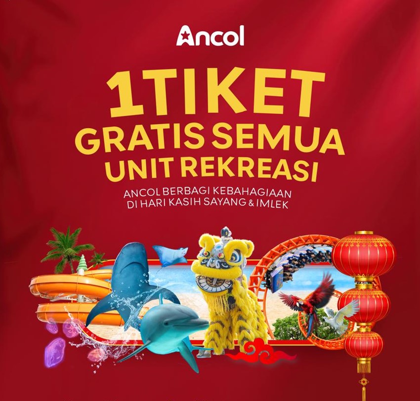 Ancol Hadirkan Promo Spesial “Satu Tiket Semua Wahana” ; Nikmati Serunya Wisata Tanpa Batas