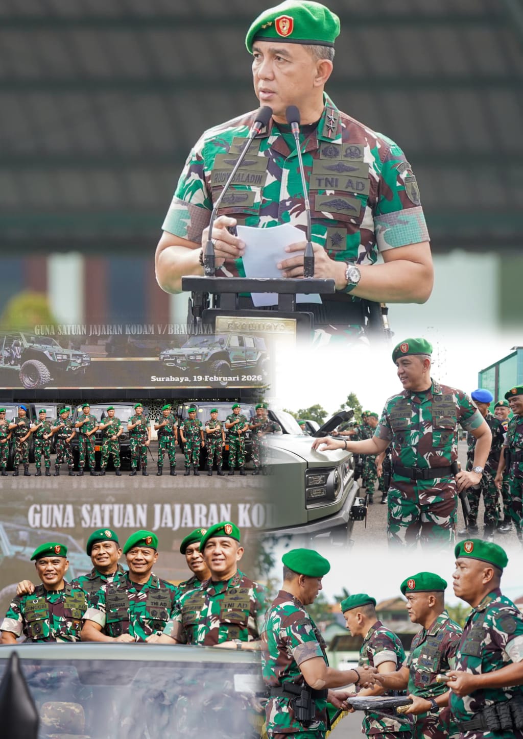 Pangdam V/Brawijaya Serahkan 43 Ranmor Taktis Pengadaan Kemhan RI Perkuat Operasional